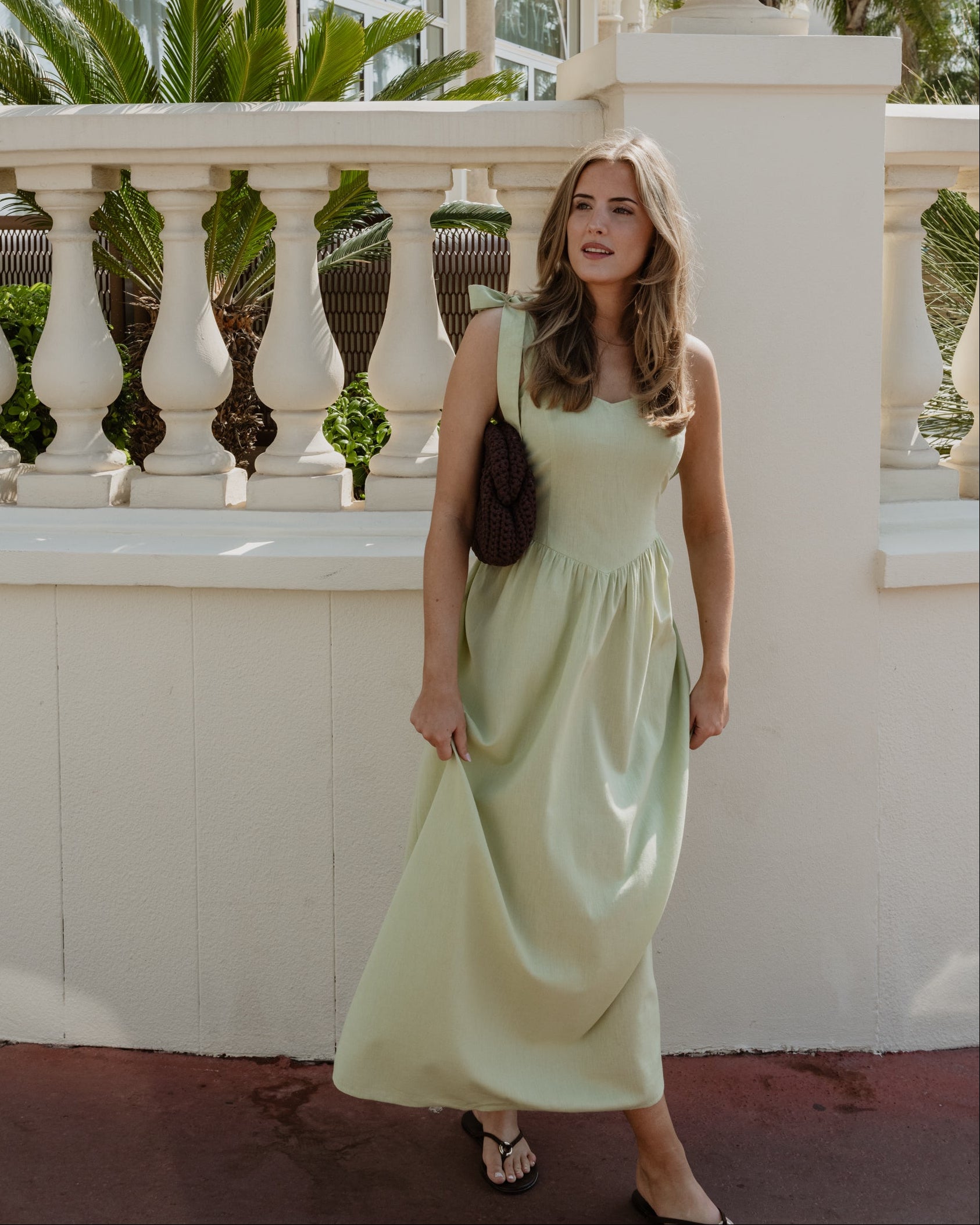 VMJULIA Long Dress - Winter Pear